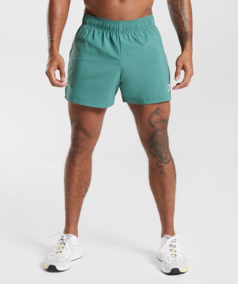 Men's Gymshark Sport 5" Shorts Turquoise | NZ 2SDPHU